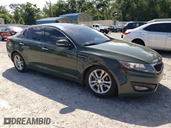2013 Kia Optima EX с VIN 5XXGN4A77DG108218, выставлен на аукционе Copart как лот 57728815 с пробегом 162 475 миль миль и Списание • Salvage title. История ставок и продаж доступна на DreamBid. Изображение 4.