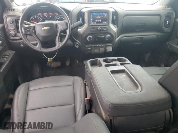 2024 Chevrolet Silverado 3500HD Work Truck with VIN 1GC4YSEY8RF271077, listed as a Copart auction lot 83349994 with 24,563 mi miles and Salvage Title. Bid and sale history available at carsss.com. Image 8.