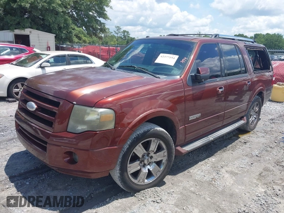2008 Ford Expedition Max Limited with VIN 1FMFK19528LA38800, listed as a IAAI auction lot 42377194 with 225,588 mi miles and . Bid and sale history available at DreamBid. Image 2.