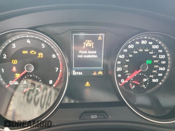 2020 Volkswagen Atlas SE with VIN 1V26E2CA9LC215891, listed as a Copart auction lot 60574035 with 93,744 mi miles and Salvage title. Bid and sale history available at DreamBid. Image 9.