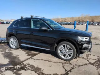 2018 Audi Q5 Premium Plus with VIN WA1BNAFY4J2024928, listed as a Copart auction lot 52381805 with 66,194 mi miles and Salvage Title. Bid and sale history available at carsss.com. Image 4.