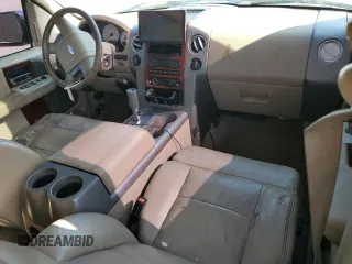 2007 Ford F-150 XLT with VIN 1FTPW14V77FA32993, listed as a Copart auction lot 55674595 with 288,892 mi miles and Salvage title. Bid and sale history available at DreamBid. Image 8.