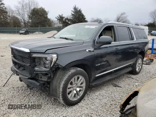 2022 GMC Yukon XL Denali with VIN 1GKS2JKL6NR140707, listed as a Copart auction lot 41795115 with 68,190 mi miles and Salvage Title. Bid and sale history available at carsss.com. Image 1.