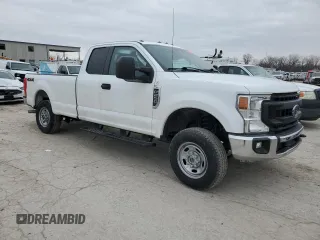 2021 Ford Super Duty F-250 SRW XL with VIN 1FT7X2B66MED49955, listed as a Copart auction lot 43627115 with 25,367 mi miles and Salvage Title. Bid and sale history available at carsss.com. Image 4.