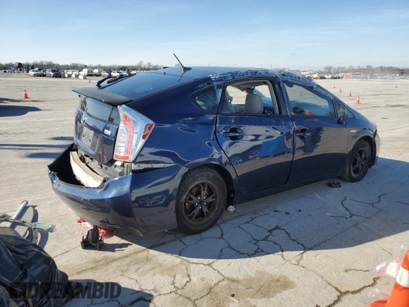 2014 Toyota Prius Four with VIN JTDKN3DU0E0389612, listed as a Copart auction lot 45700645 with Not Provided miles and Salvage Title. Bid and sale history available at carsss.com. Image 3.