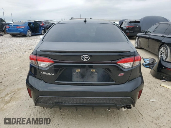 2020 Toyota Corolla SE with VIN JTDS4RCE4LJ004236, listed as a Copart auction lot 50813075 with Not Provided miles and Salvage Title. Bid and sale history available at DreamBid. Image 6.