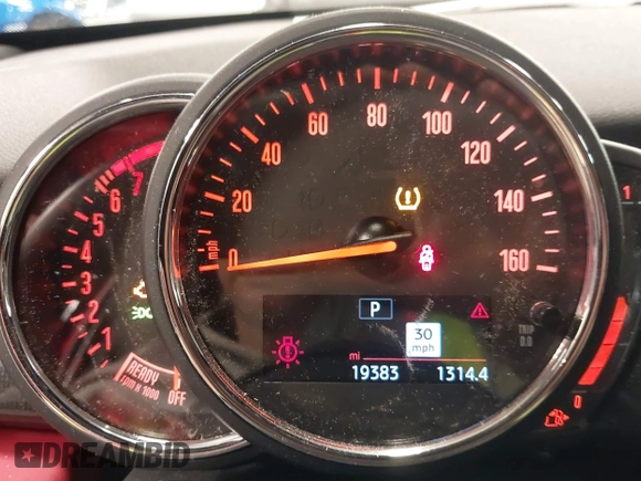 2019 MINI Hardtop 4 Door Cooper with VIN WMWXU1C57K2J02108, listed as a IAAI auction lot 42285864 with 19,383 mi miles and . Bid and sale history available at DreamBid. Image 7.