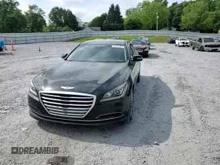 2015 Hyundai Genesis 3.8L with VIN KMHGN4JE0FU065283, listed as a Copart auction lot 52415264 with 120,292 mi miles and Salvage Title. Bid and sale history available at carsss.com. Image 11.