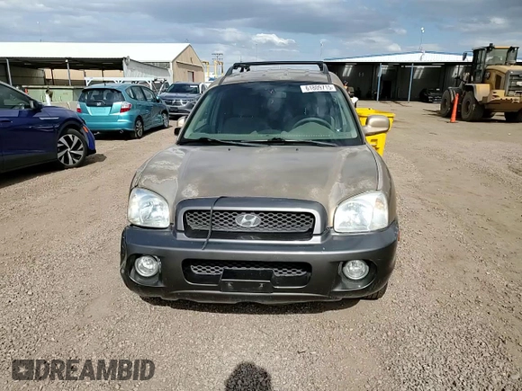 2003 Hyundai Santa Fe GLS with VIN KM8SC73D23U388736, listed as a Copart auction lot 61809715 with 125,654 mi miles and Salvage title. Bid and sale history available at DreamBid. Image 14.