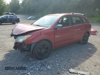 2004 Pontiac Vibe GT with VIN 5Y2SN62L14Z403135, listed as a Copart auction lot 68229654 with 186,589 mi miles and Salvage Title. Bid and sale history available at carsss.com. Image 1.
