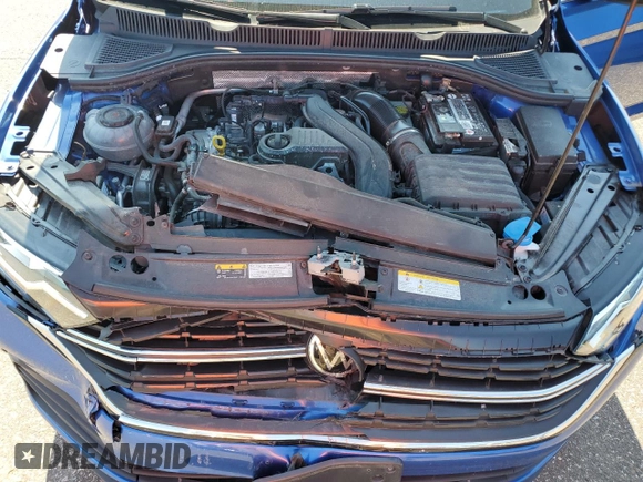 2022 Volkswagen Jetta SE with VIN 3VW7M7BU4NM023035, listed as a Copart auction lot 62234935 with 23,435 mi miles and Salvage title. Bid and sale history available at DreamBid. Image 11.