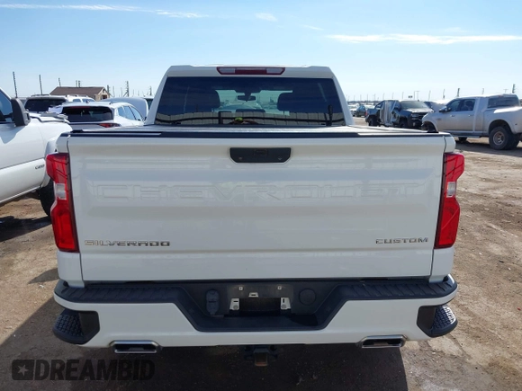 2020 Chevrolet Silverado 1500 Custom with VIN 3GCPWBEF3LG198949, listed as a IAAI auction lot 41305190 with 51,999 mi miles. Bid and sale history available at carsss.com. Image 16.
