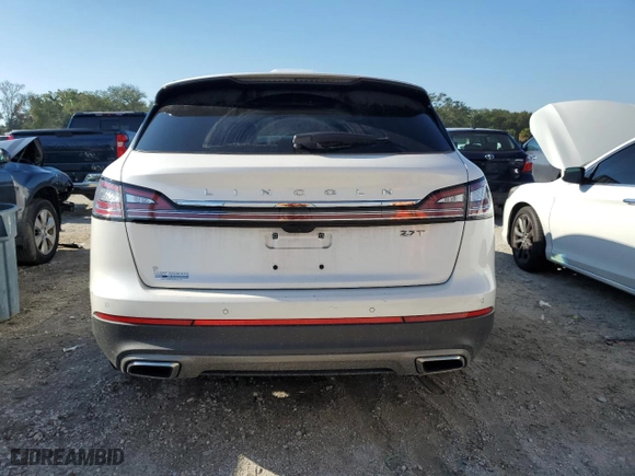 2019 Lincoln Nautilus Reserve with VIN 2LMPJ6LPXKBL21200, listed as a Copart auction lot 85203634 with 60,728 mi miles and Salvage Title. Bid and sale history available at carsss.com. Image 6.