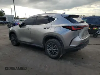 2022 Lexus NX with VIN 2T2GGCEZXNC010403, listed as a Copart auction lot 47100295 with 46,098 mi miles and Salvage Title. Bid and sale history available at carsss.com. Image 2.