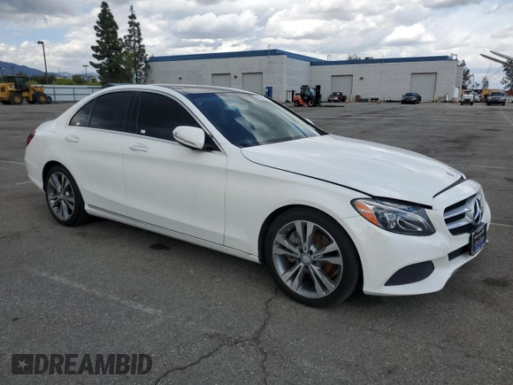 2015 Mercedes-Benz C-Class C 300 with VIN 55SWF4JB5FU064947, listed as a Copart auction lot 51788075 with 69,378 mi miles and Salvage Title. Bid and sale history available at carsss.com. Image 4.