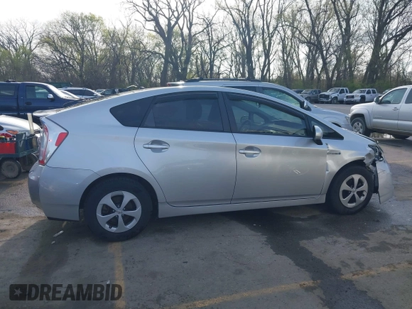 2012 Toyota Prius One with VIN JTDKN3DU2C0334107, listed as a IAAI auction lot 41891637 with 173,469 mi miles. Bid and sale history available at carsss.com. Image 13.