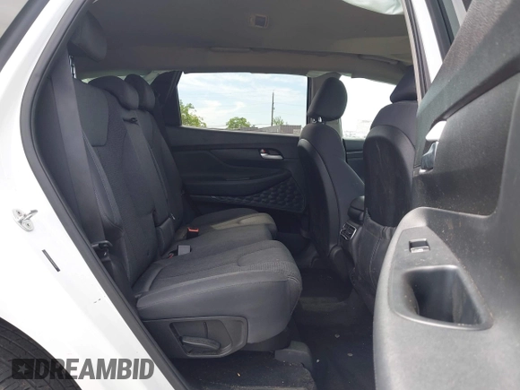 2021 Hyundai Santa Fe SE with VIN 5NMS1DAJ9MH326387, listed as a IAAI auction lot 42004152 with 48,836 mi miles. Bid and sale history available at carsss.com. Image 8.