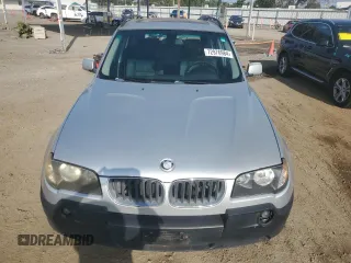2005 BMW X3 3.0i with VIN WBXPA93465WD17225, listed as a Copart auction lot 72976984 with 165,443 mi miles and Clean Title. Bid and sale history available at carsss.com. Image 5.