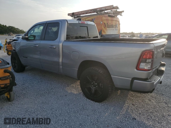 2022 Ram 1500 Big Horn with VIN 1C6SRFBT5NN144489, listed as a Copart auction lot 57112715 with 52,933 mi miles and Non repairable. Bid and sale history available at DreamBid. Image 2.