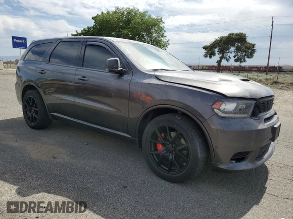 2019 Dodge Durango R/T z VIN 1C4SDJCT5KC685459, wystawiony jako Copart lot #61262265 z przebiegiem Nie podano mil oraz Szkoda całkowita • Salvage title. Historia ofert i sprzedaży dostępna na DreamBid. Obrazek 4.