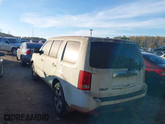 2012 Honda Pilot EX-L with VIN 5FNYF3H56CB034078, listed as a IAAI auction lot 40831718 with 129,336 mi miles. Bid and sale history available at carsss.com. Image 3.