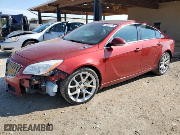 2015 Buick Regal GS with VIN 2G4GT5GX8F9120161, listed as a Copart auction lot 44225515 with 137,437 mi miles and Salvage Title. Bid and sale history available at DreamBid. Image 1.