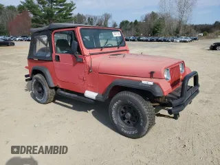 1993 Jeep Wrangler "S" with VIN 1J4FY19P6PP253652, listed as a Copart auction lot 54311795 with 308,487 mi miles and Clean Title. Bid and sale history available at carsss.com. Image 4.