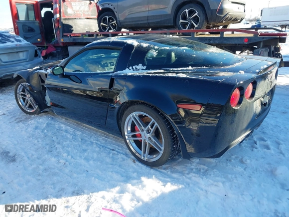2008 Chevrolet Corvette Z06 with VIN 1G1YY26E285133893, listed as a IAAI auction lot 41342238 with 40,900 mi miles. Bid and sale history available at carsss.com. Image 3.