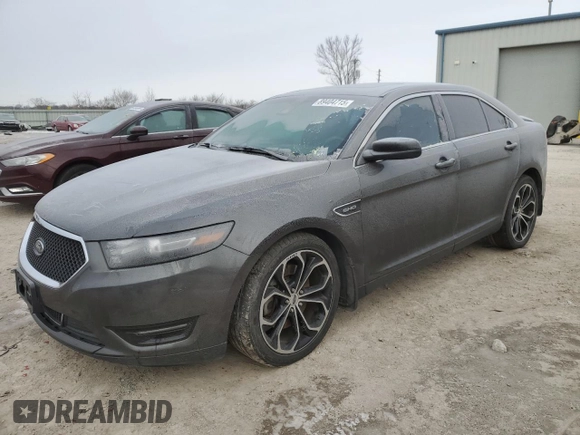 2015 Ford Taurus SHO with VIN 1FAHP2KT8FG158965, listed as a Copart auction lot 89404715 with 122,032 mi miles and Salvage Title. Bid and sale history available at DreamBid. Image 1.