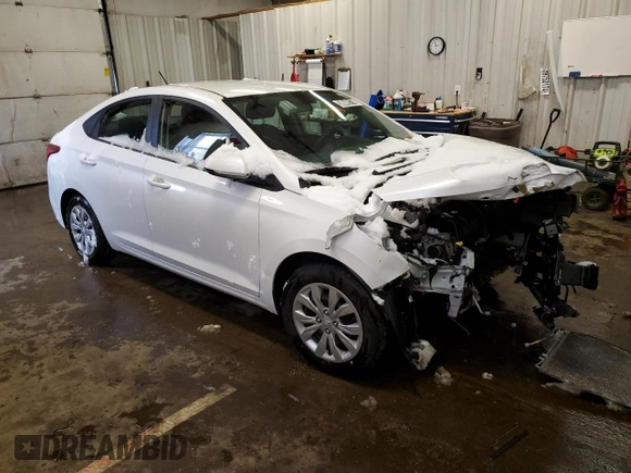 2021 Hyundai Accent SE with VIN 3KPC24A64ME130149, listed as a Copart auction lot 39849174 with 54,493 mi miles. Bid and sale history available at carsss.com. Image 4.