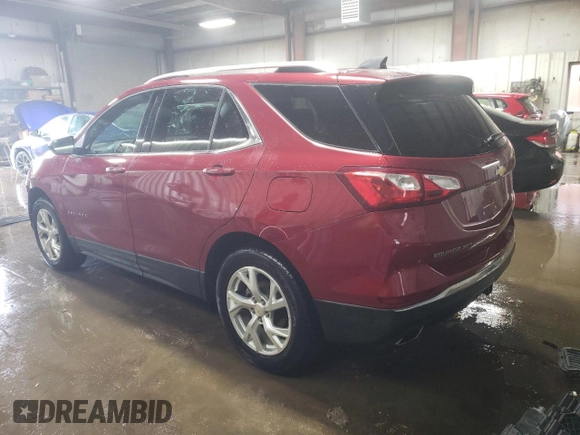 2020 Chevrolet Equinox LT with VIN 3GNAXLEX8LS587222, listed as a Copart auction lot 46708645 with 50,818 mi miles and Salvage Title. Bid and sale history available at carsss.com. Image 2.