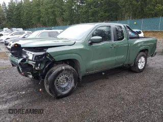 2022 Nissan Frontier S with VIN 1N6ED1CM9NN666098, listed as a Copart auction lot 47490875 with 30,632 mi miles and Salvage Title. Bid and sale history available at carsss.com. Image 1.