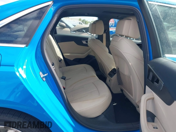 2021 Audi A4 S line Premium with VIN WAUDAAF40MA086180, listed as a IAAI auction lot 42037066 with 34,641 mi miles and . Bid and sale history available at DreamBid. Image 8.