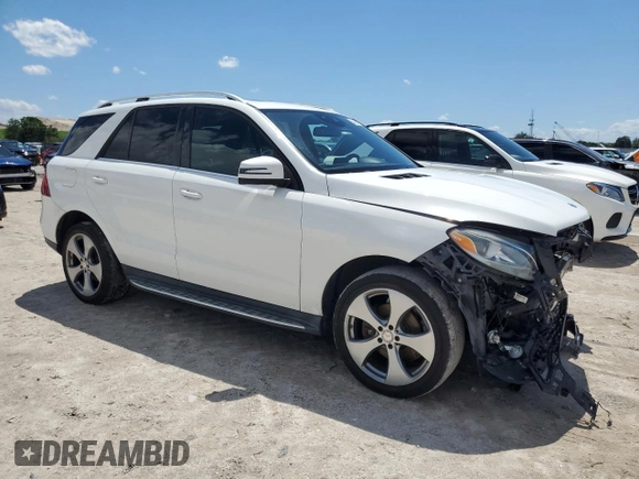 2016 Mercedes-Benz GLE 350 with VIN 4JGDA5JB1GA740362, listed as a Copart auction lot 56634105 with 107,992 mi miles and Salvage title. Bid and sale history available at DreamBid. Image 4.