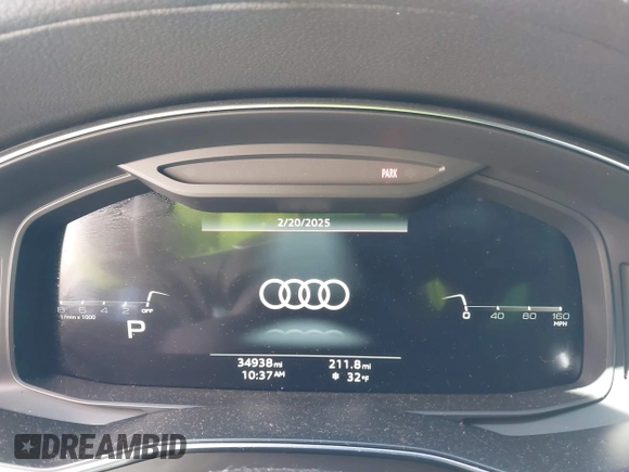 2023 Audi A6 Premium with VIN WAUD3BF26PN023919, listed as a IAAI auction lot 41615718 with 34,938 mi miles and . Bid and sale history available at DreamBid. Image 7.