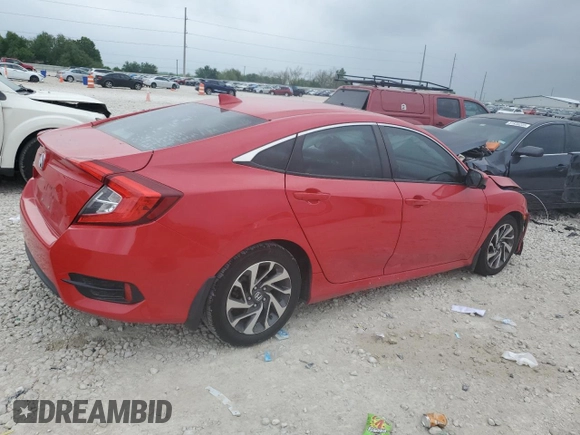 2017 Honda Civic EX z VIN 2HGFC2F78HH502412, wystawiony jako Copart lot #51948665 z przebiegiem 133 900 mil mil oraz Szkoda całkowita • Salvage title. Historia ofert i sprzedaży dostępna na DreamBid. Obrazek 3.