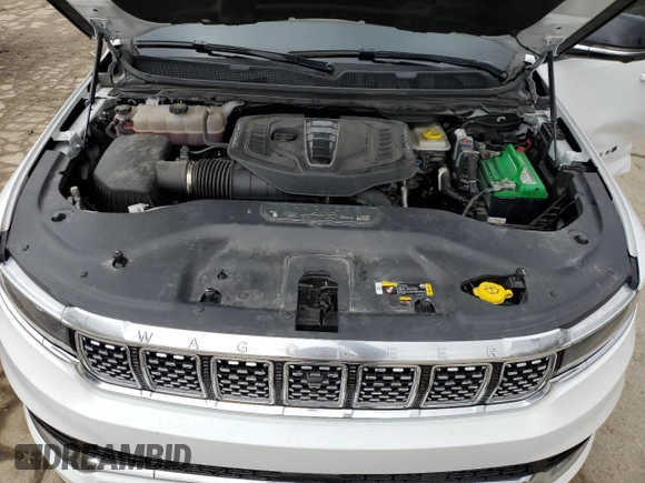 2024 Jeep Grand Wagoneer с VIN 1C4SJSEP4RS109943, выставлен на аукционе Copart как лот 53230095 с пробегом 27 251 миль миль и Списание • Salvage title. История ставок и продаж доступна на DreamBid. Изображение 12.