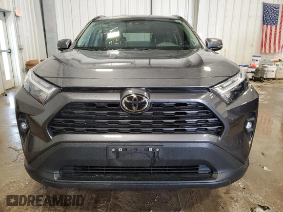 2023 Toyota RAV4 XLE Premium with VIN 2T3A1RFV3PC342767, listed as a Copart auction lot 84496784 with 38,477 mi miles and Salvage Title. Bid and sale history available at carsss.com. Image 5.