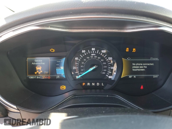 2020 Ford Fusion SE with VIN 3FA6P0HD8LR201264, listed as a Copart auction lot 52190795 with 138,017 mi miles and Salvage Title. Bid and sale history available at carsss.com. Image 9.