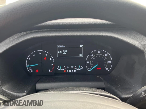 2023 Ford Transit Cargo with VIN 1FTYE1Y8XPKB26711, listed as a Copart auction lot 81739344 with 31,745 mi miles and Salvage Title. Bid and sale history available at DreamBid. Image 8.