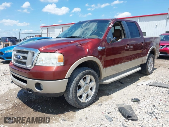 2007 Ford F-150 XLT with VIN 1FTPW14V77KC99445, listed as a IAAI auction lot 42569783 with 200,191 mi miles and . Bid and sale history available at DreamBid. Image 2.