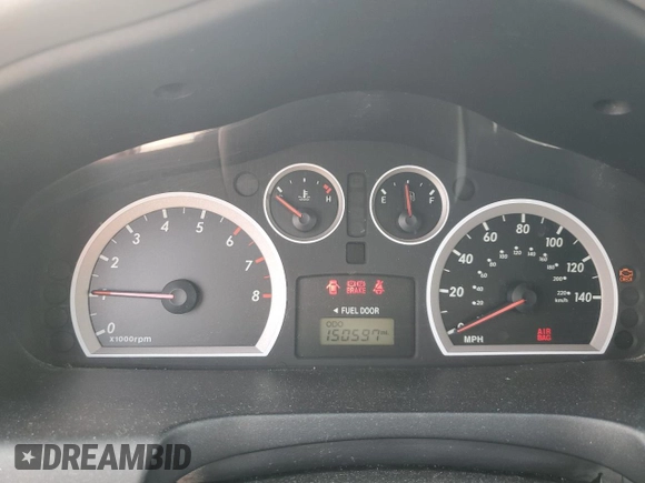 2005 Hyundai Santa Fe GLS с VIN KM8SC73E55U857510, выставлен на аукционе Copart как лот 56070805 с пробегом 150 597 миль миль и Списание • Salvage title. История ставок и продаж доступна на DreamBid. Изображение 9.