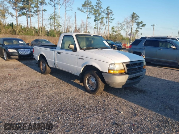 2000 Ford Ranger XL with VIN 1FTYR10VXYTA44706, listed as a IAAI auction lot 41783769 with 176,375 mi miles. Bid and sale history available at carsss.com. Image 1.