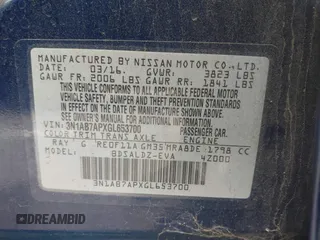 2016 Nissan Sentra S with VIN 3N1AB7APXGL653700, listed as a IAAI auction lot 42004102 with 146,263 mi miles. Bid and sale history available at carsss.com. Image 9.