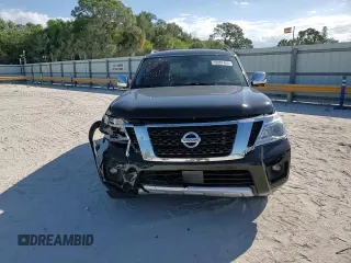 2018 Nissan Armada SL with VIN JN8AY2ND5JX001341, listed as a Copart auction lot 52087444 with 106,141 mi miles and Non Repairable. Bid and sale history available at carsss.com. Image 12.