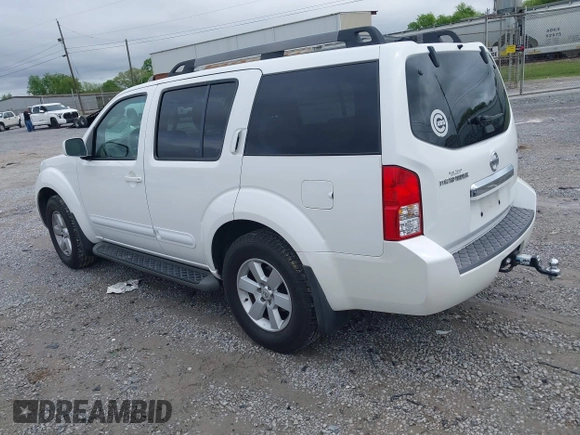 2008 Nissan Pathfinder S with VIN 5N1AR18UX8C606533, listed as a IAAI auction lot 41971085 with 192,185 mi miles. Bid and sale history available at carsss.com. Image 3.