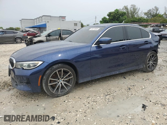 2020 BMW 3 Series 330i xDrive with VIN 3MW5R7J04L8B21138, listed as a Copart auction lot 59370565 with 90,462 mi miles and Non repairable. Bid and sale history available at DreamBid. Image 1.