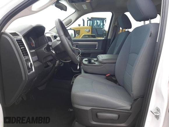 2019 Ram 1500 Lone Star with VIN 1C6RR6TT8KS689337, listed as a Copart auction lot 58378655 with 36,946 mi miles and Salvage title. Bid and sale history available at DreamBid. Image 7.