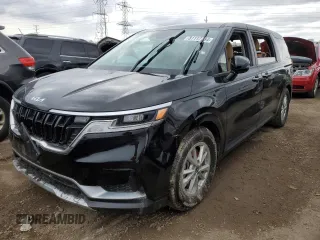 2024 Kia Carnival LX with VIN KNDNB4H33R6387823, listed as a Copart auction lot 81117734 with 0 mi miles and Salvage Title. Bid and sale history available at carsss.com. Image 1.