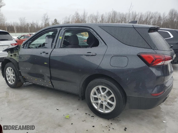2022 Chevrolet Equinox LT with VIN 3GNAXUEV1NS162500, listed as a Copart auction lot 46407115 with 0 mi miles and Salvage Title. Bid and sale history available at carsss.com. Image 2.
